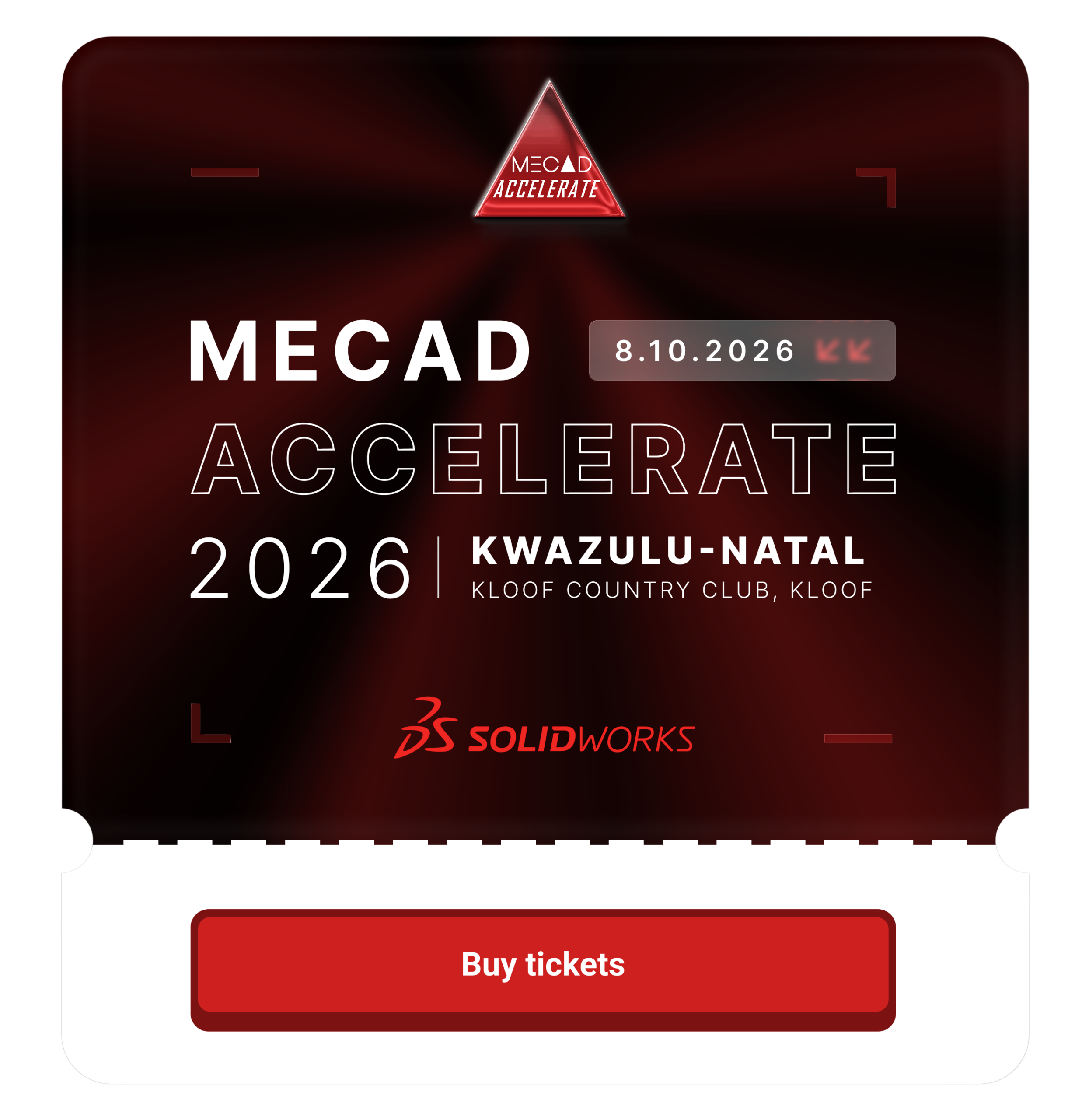 MECAD Accelerate KZN Ticket 2026